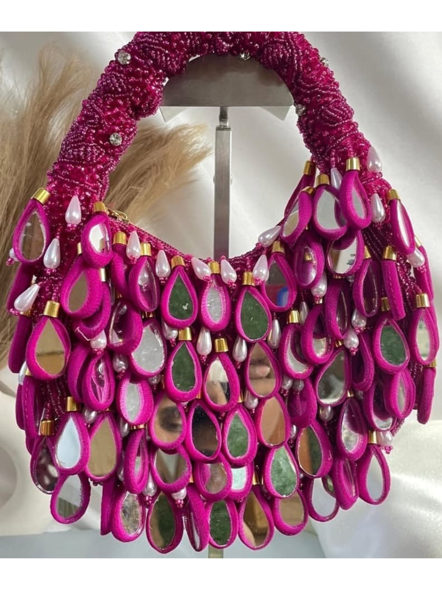 Jewel Drop Mirror Bag