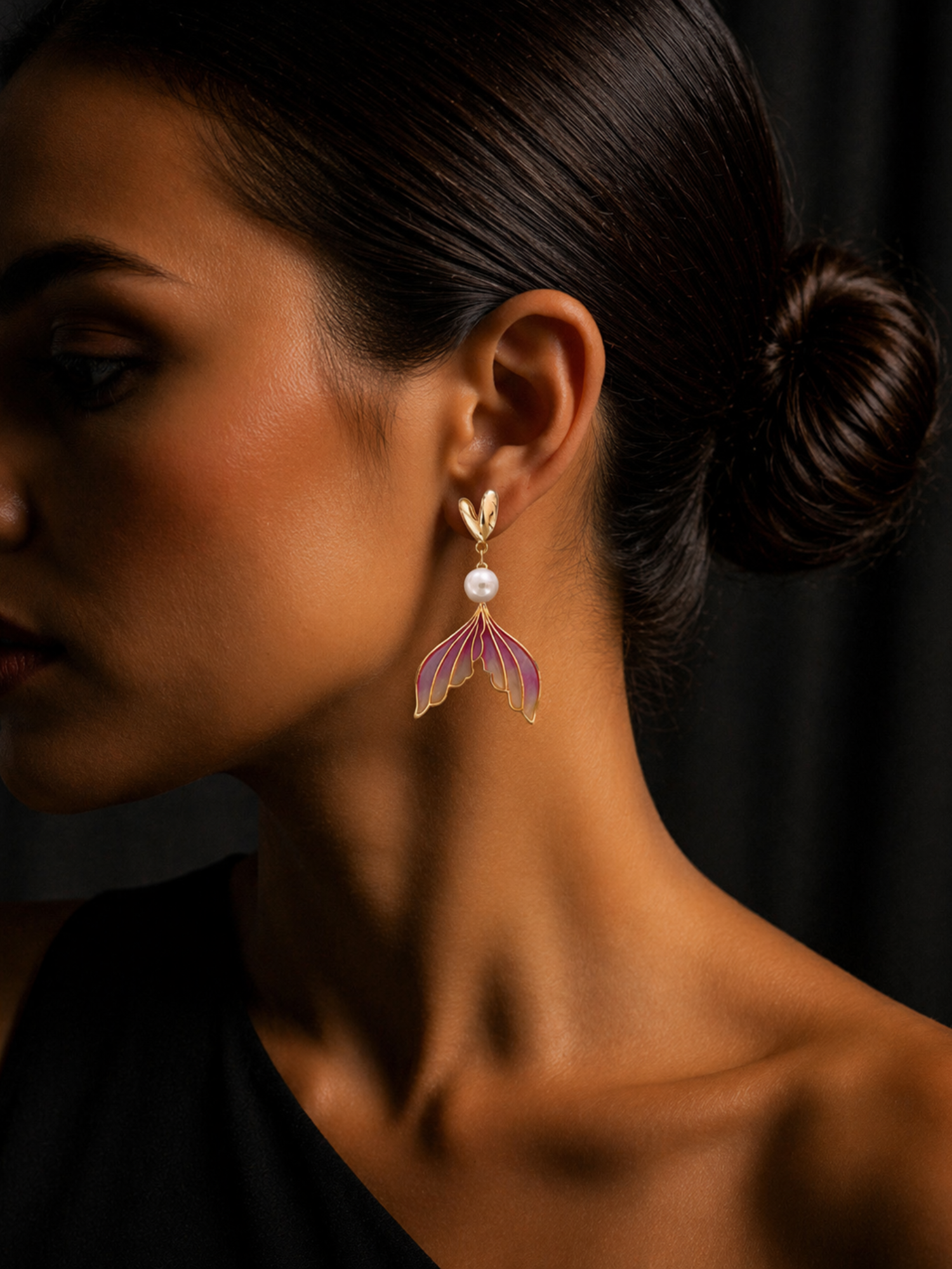 Mermaid Pearl Drop Earrings