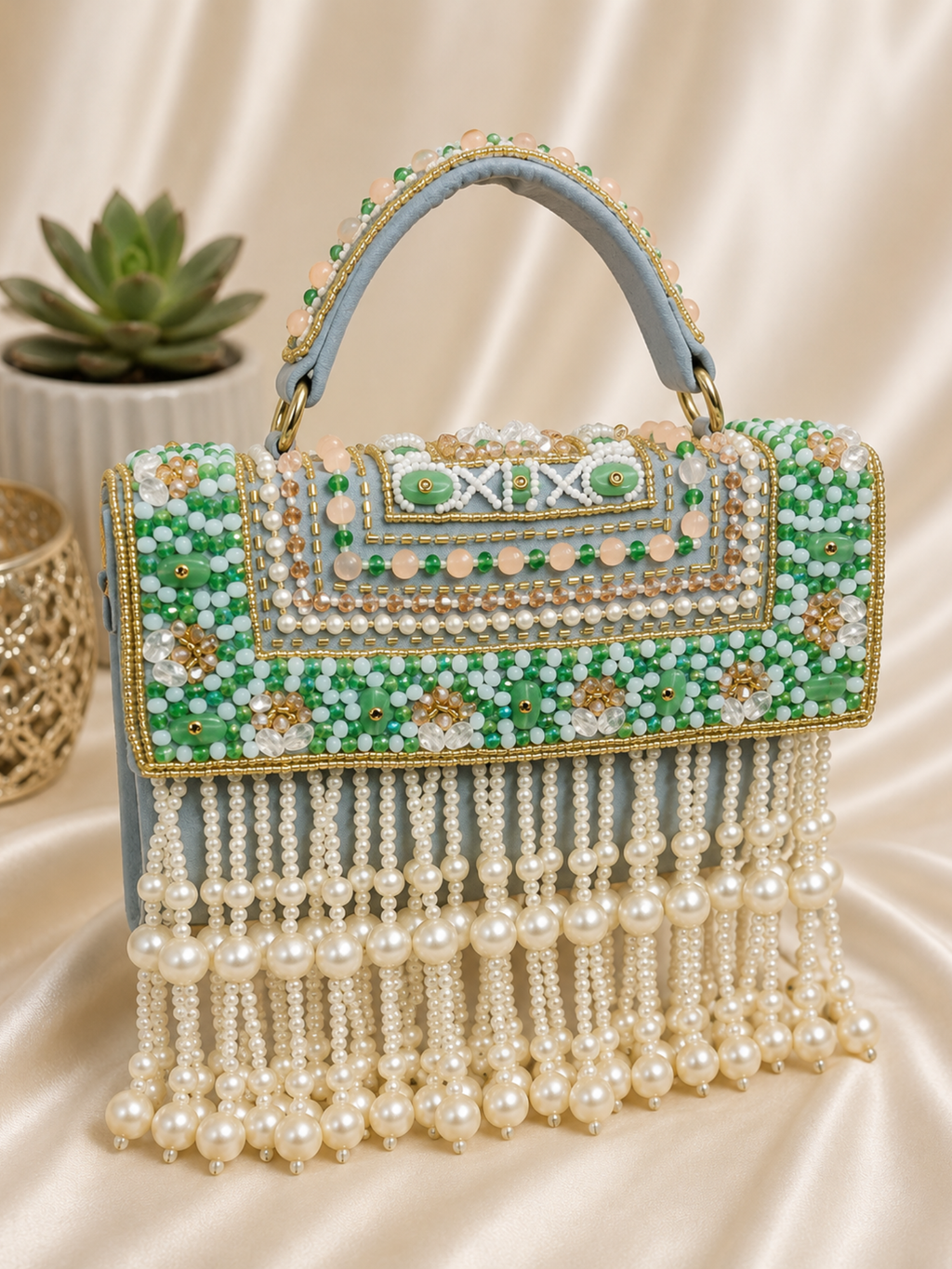 Noor Tassel Clutch