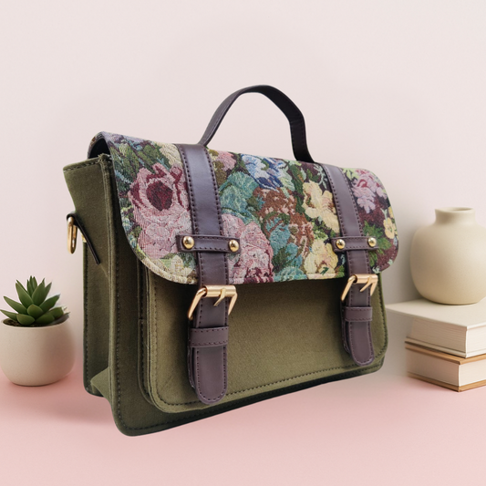 Vintage Garden Satchel