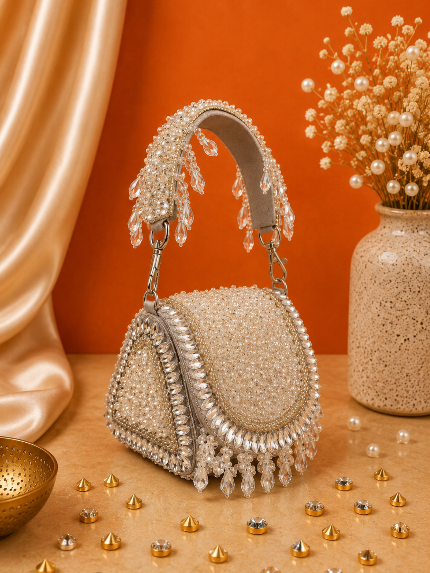 Pearl Noor Mini Clutch