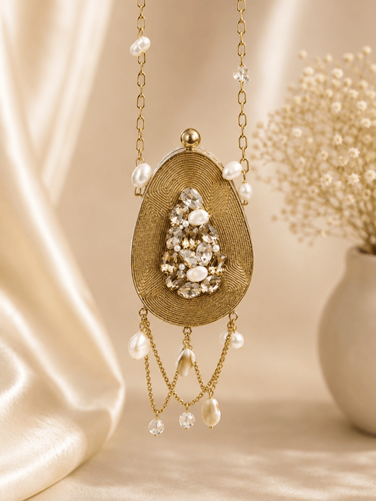 Aura Oval Mini Clutch