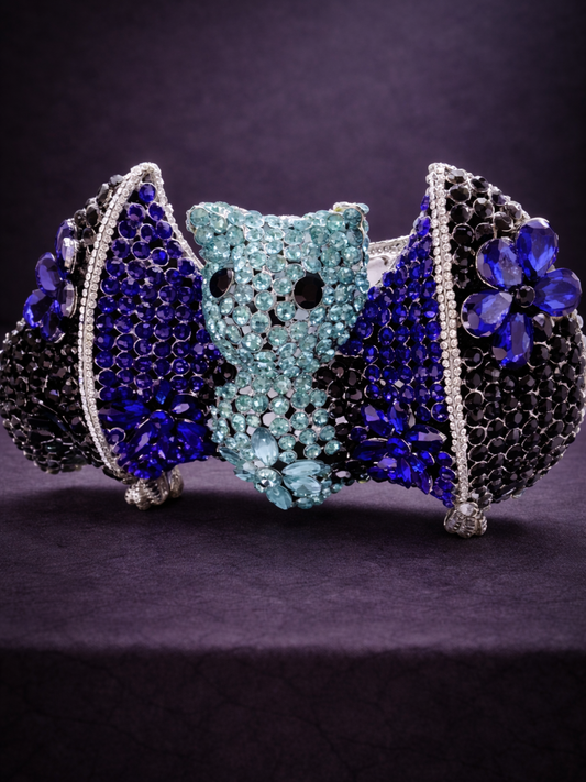 Crystal Feline Glam Clutch