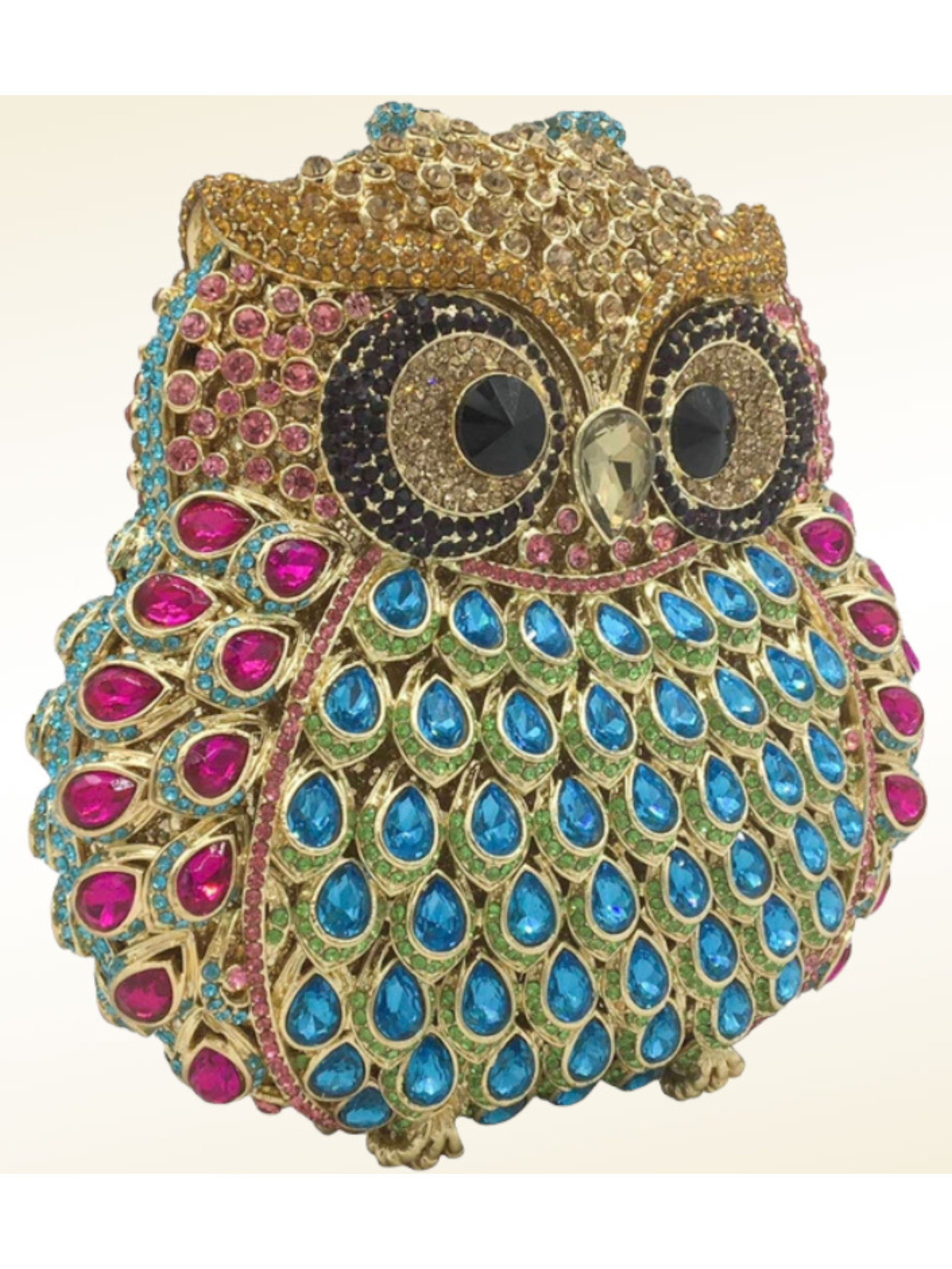 Mystic Owl Crystal Clutch