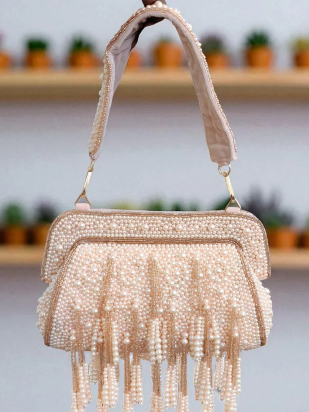Amaira Tassels Clutch