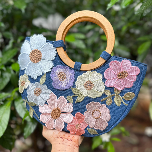 Denim Dusk Denim Clutch