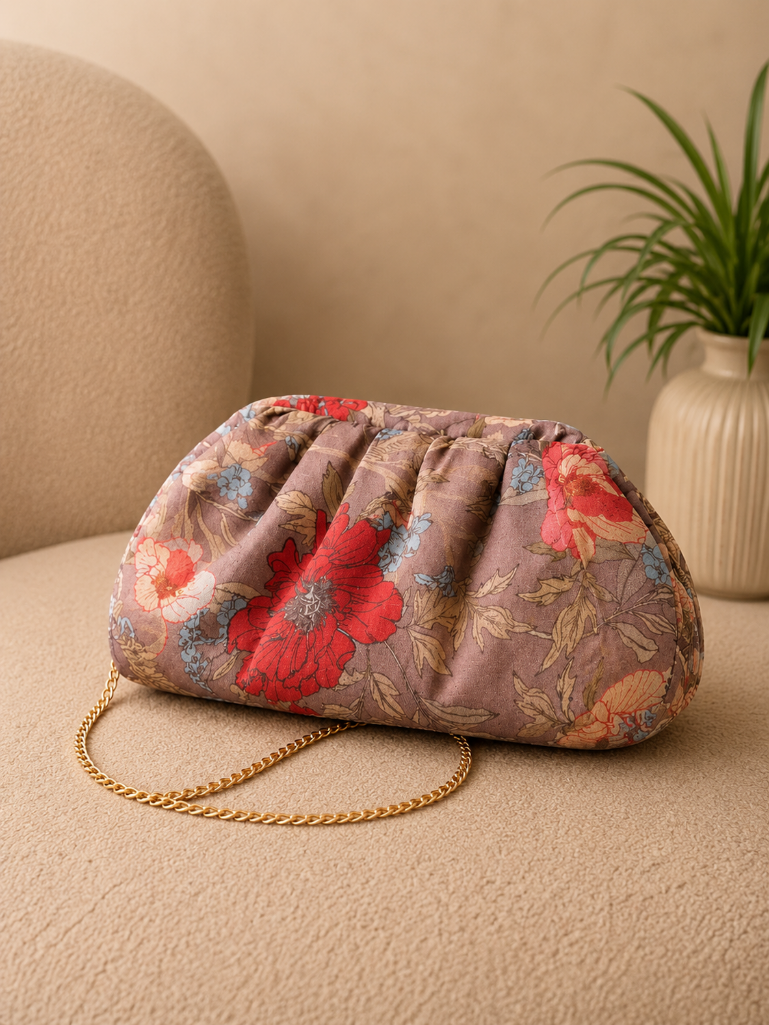 Vintage Bloom Cloud Bag
