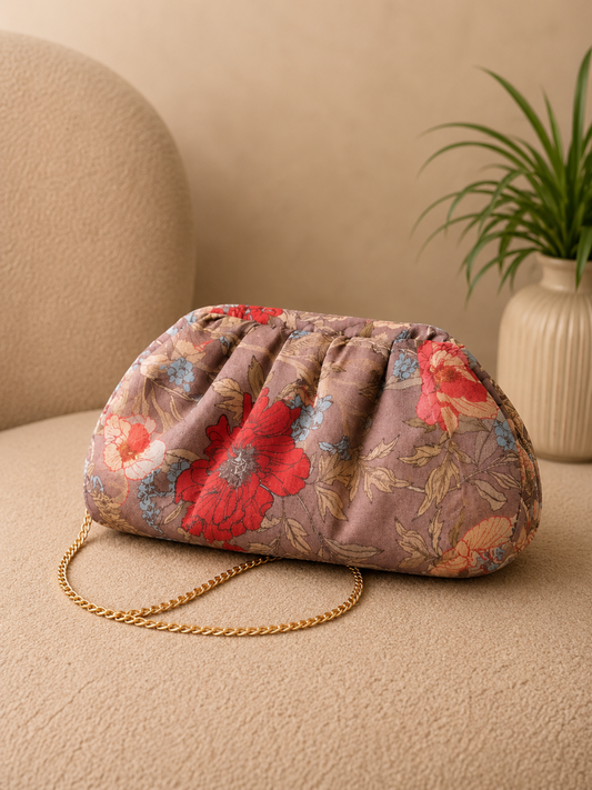 Vintage Bloom Cloud Bag