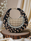 Opaline Beaded Crescent
