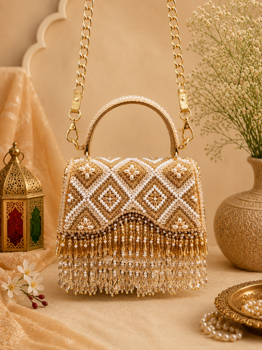 Zariya Pearl Cascade Bag