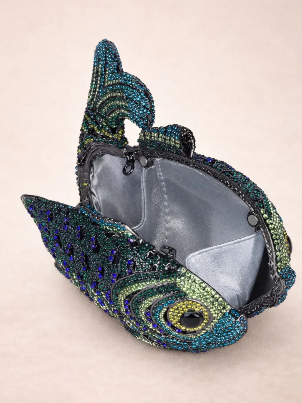 Ocean Diva Crystal Fish Clutch