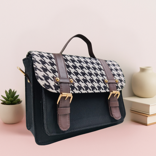 Monochrome Muse Satchel