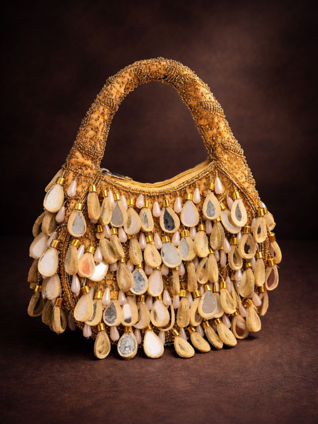 Jewel Drop Mirror Bag