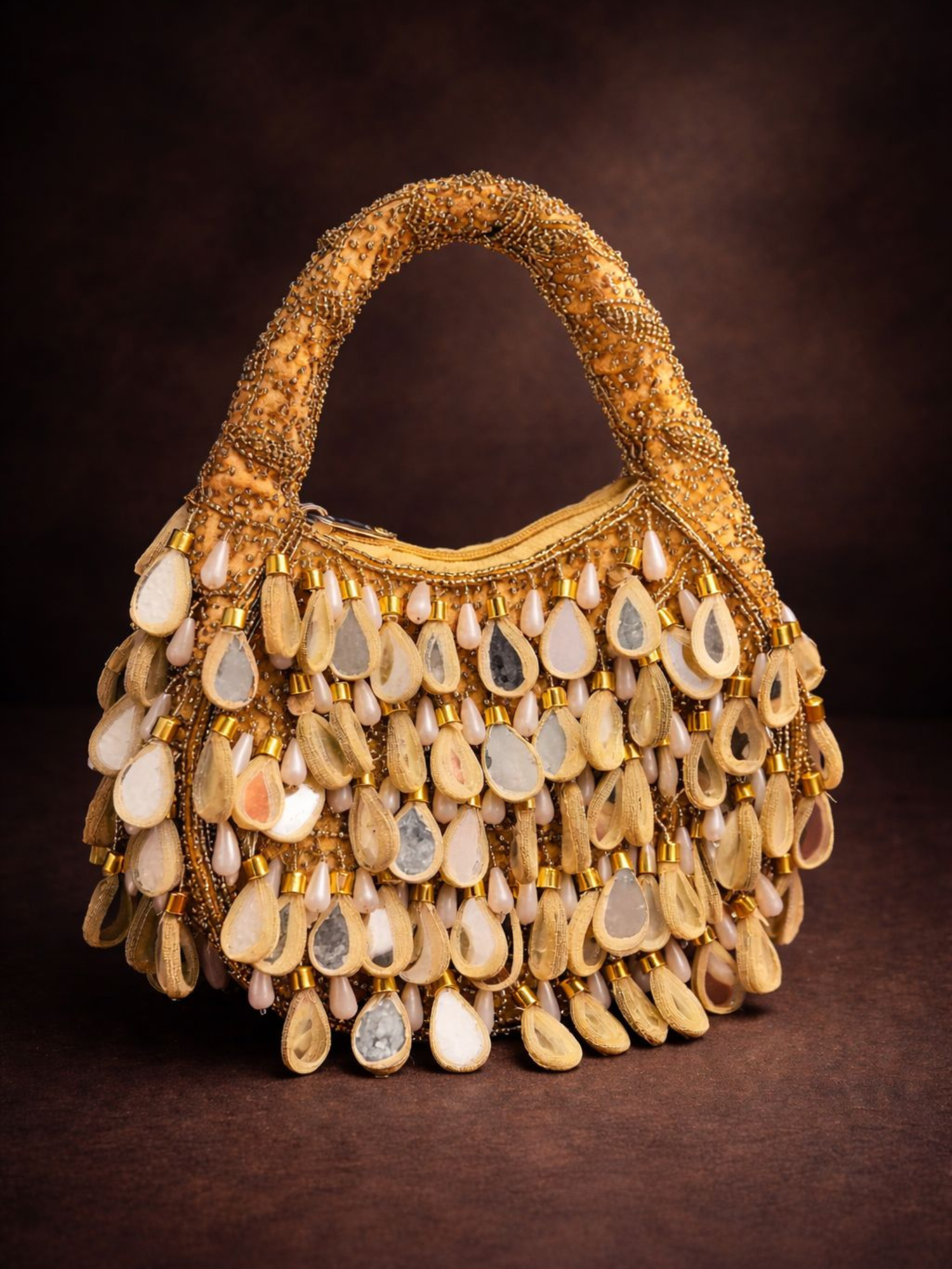 Jewel Drop Mirror Bag