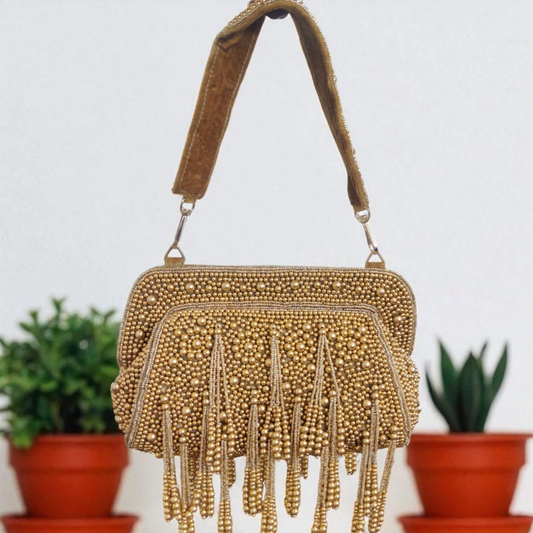 Gold Glimmer Clutch