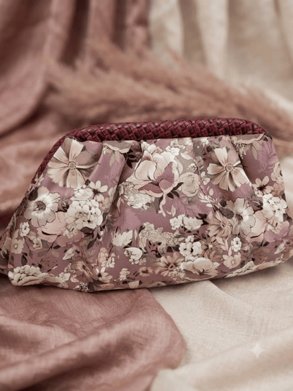 Floral Elegance Printed Batua Bag