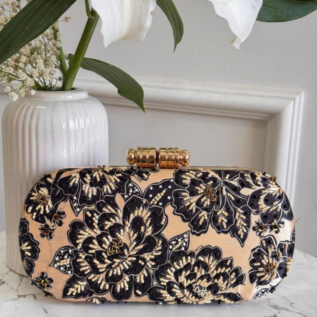 Bloom Luxe Embellished Clutch