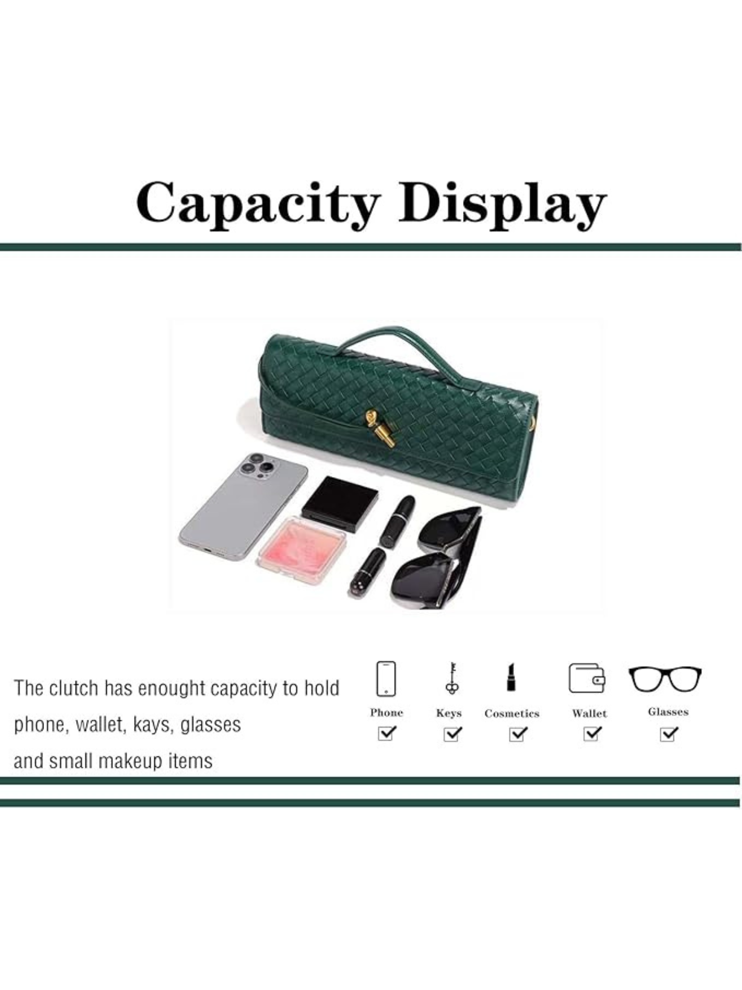 Verona Weave Clutch (7 Colors)