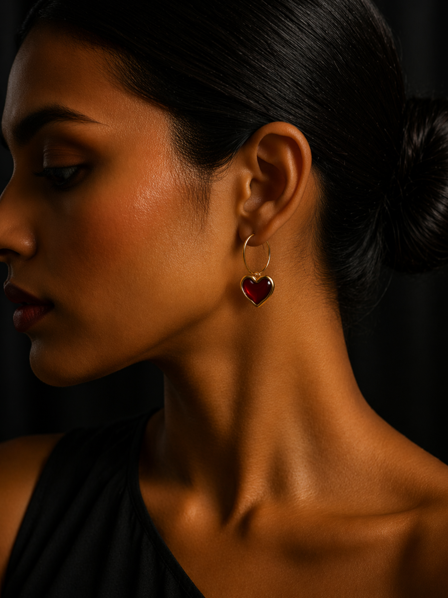 Scarlet Hearts Earrings