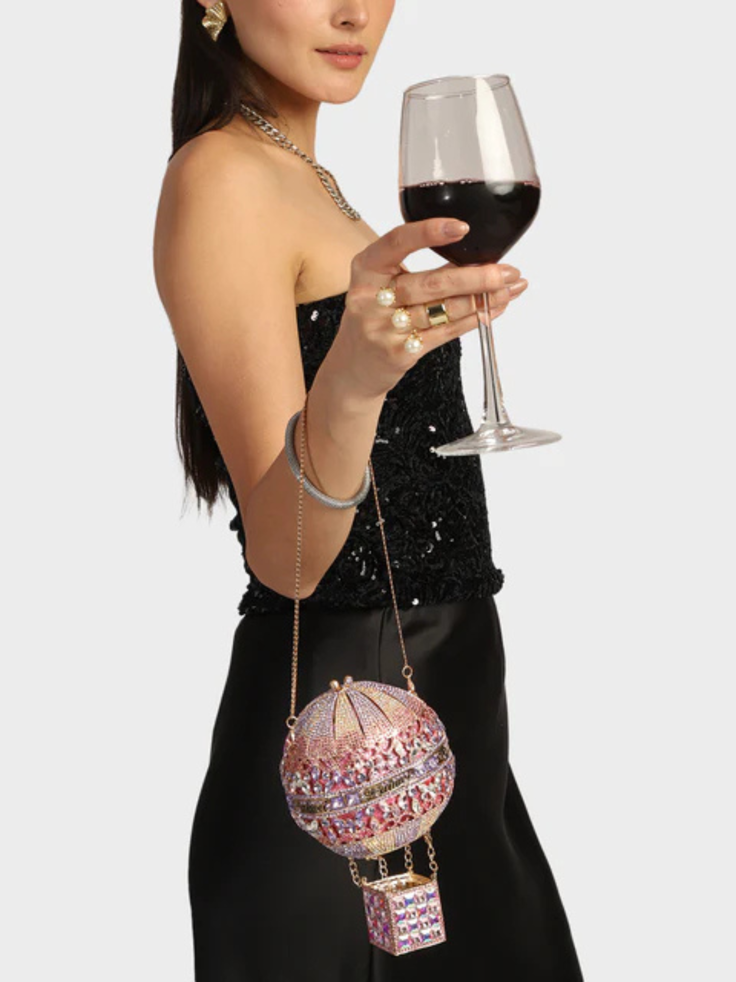 Whimsical Sky Crystal Clutch