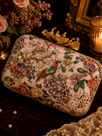 Pink Garden Bird Clutch