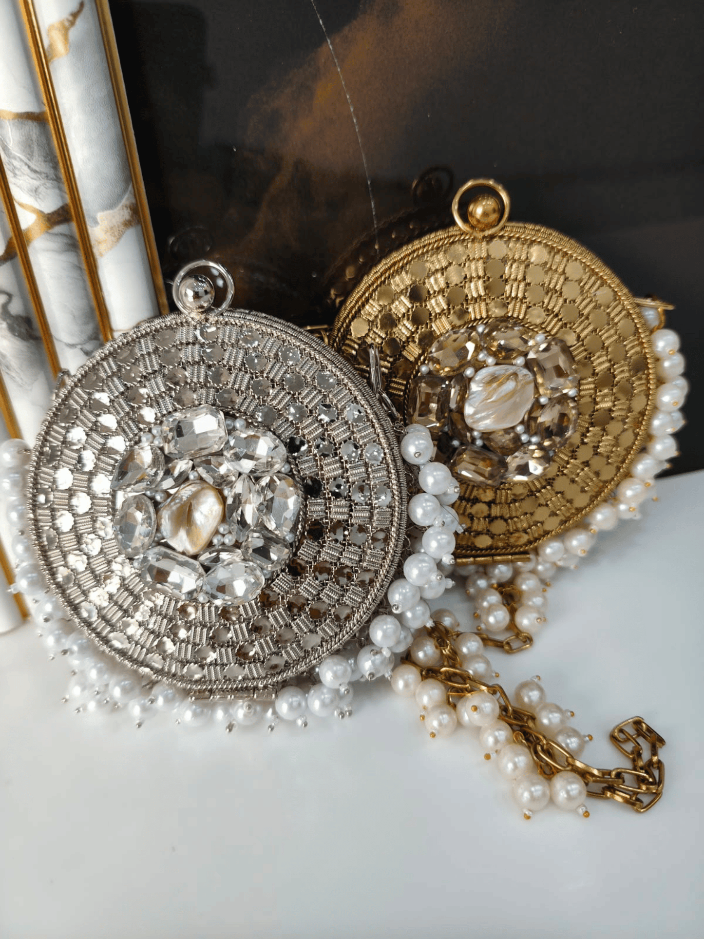 Pearl Halo Mini Bag