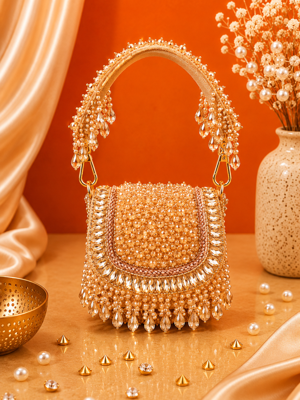 Pearl Noor Mini Clutch
