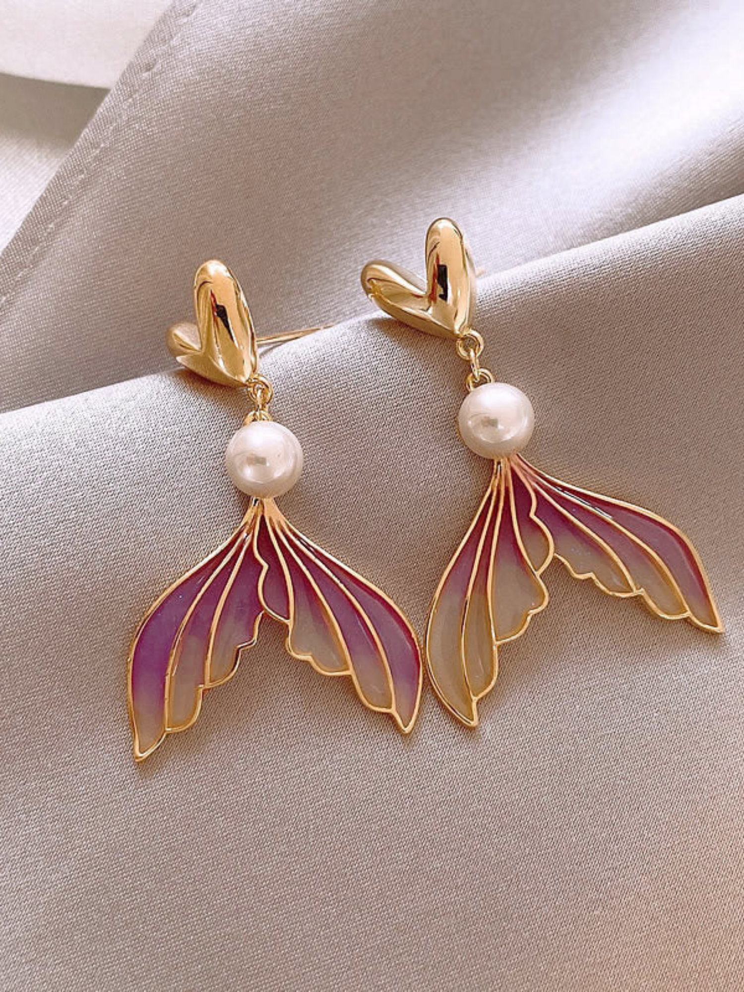 Mermaid Pearl Drop Earrings