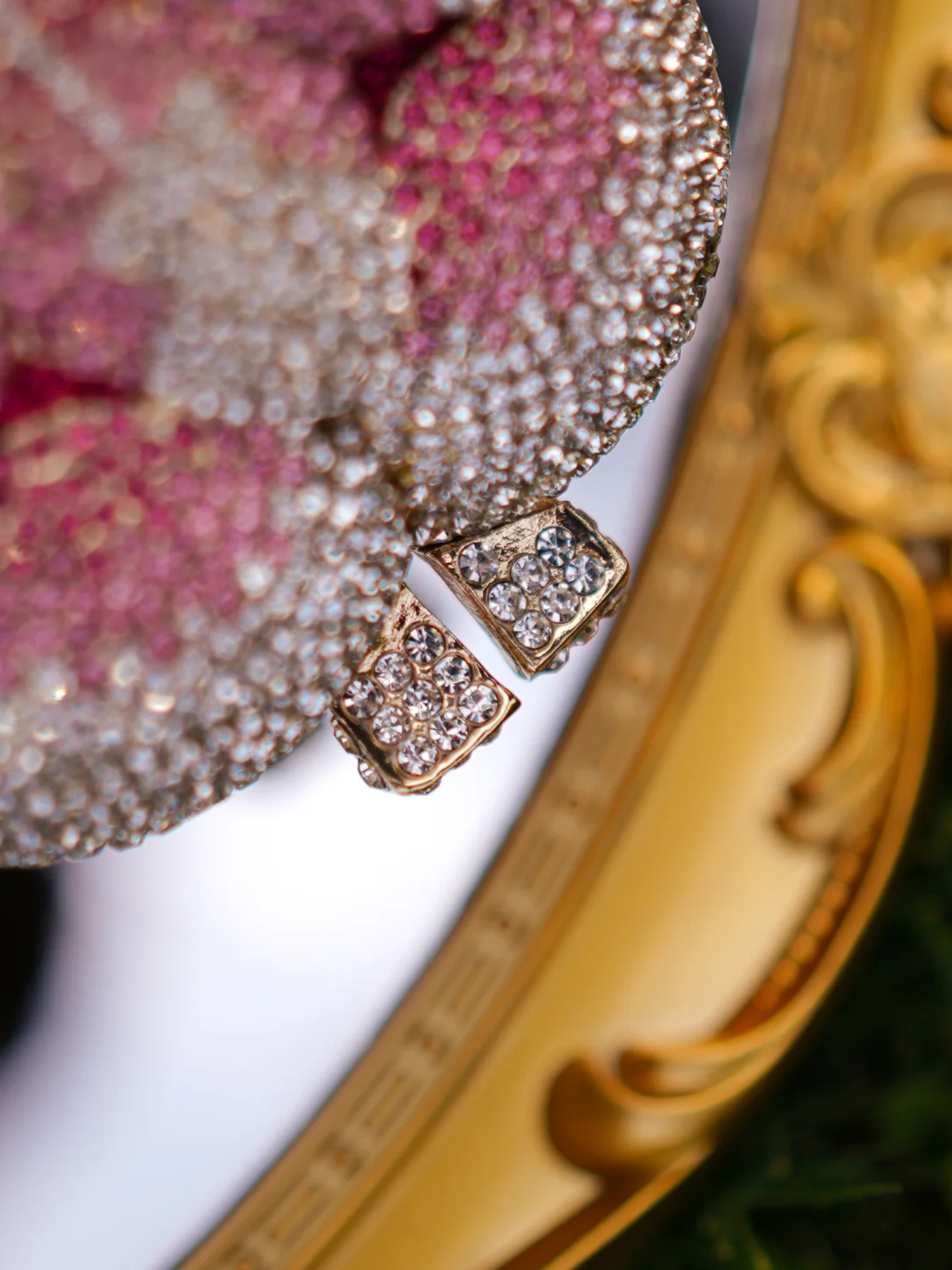 Flora Luxe Crystal Clutch