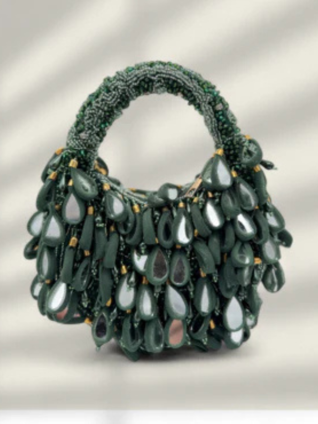 Jewel Drop Mirror Bag