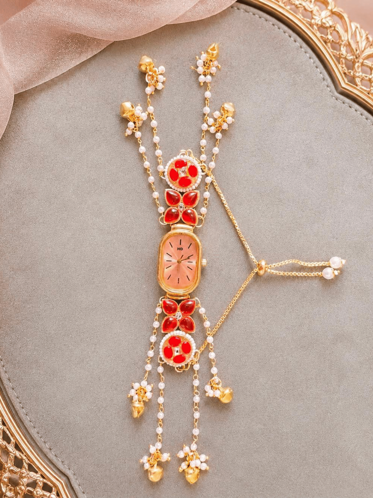 Ruby Bloom Kashmiri Watch