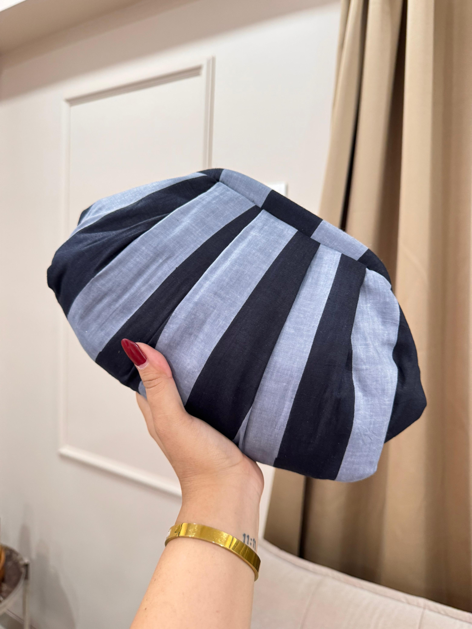 Pastel Stripe Cloud Bag