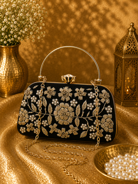 Noir Muse Clutch