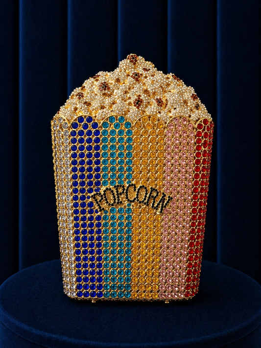 Popcorn Crystal Clutch