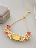 Rani Ruby Handmade Kundan Watch