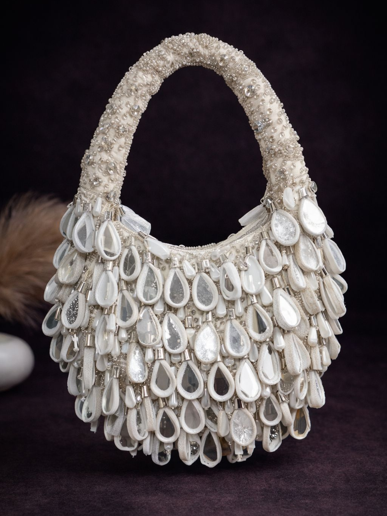 Jewel Drop Mirror Bag