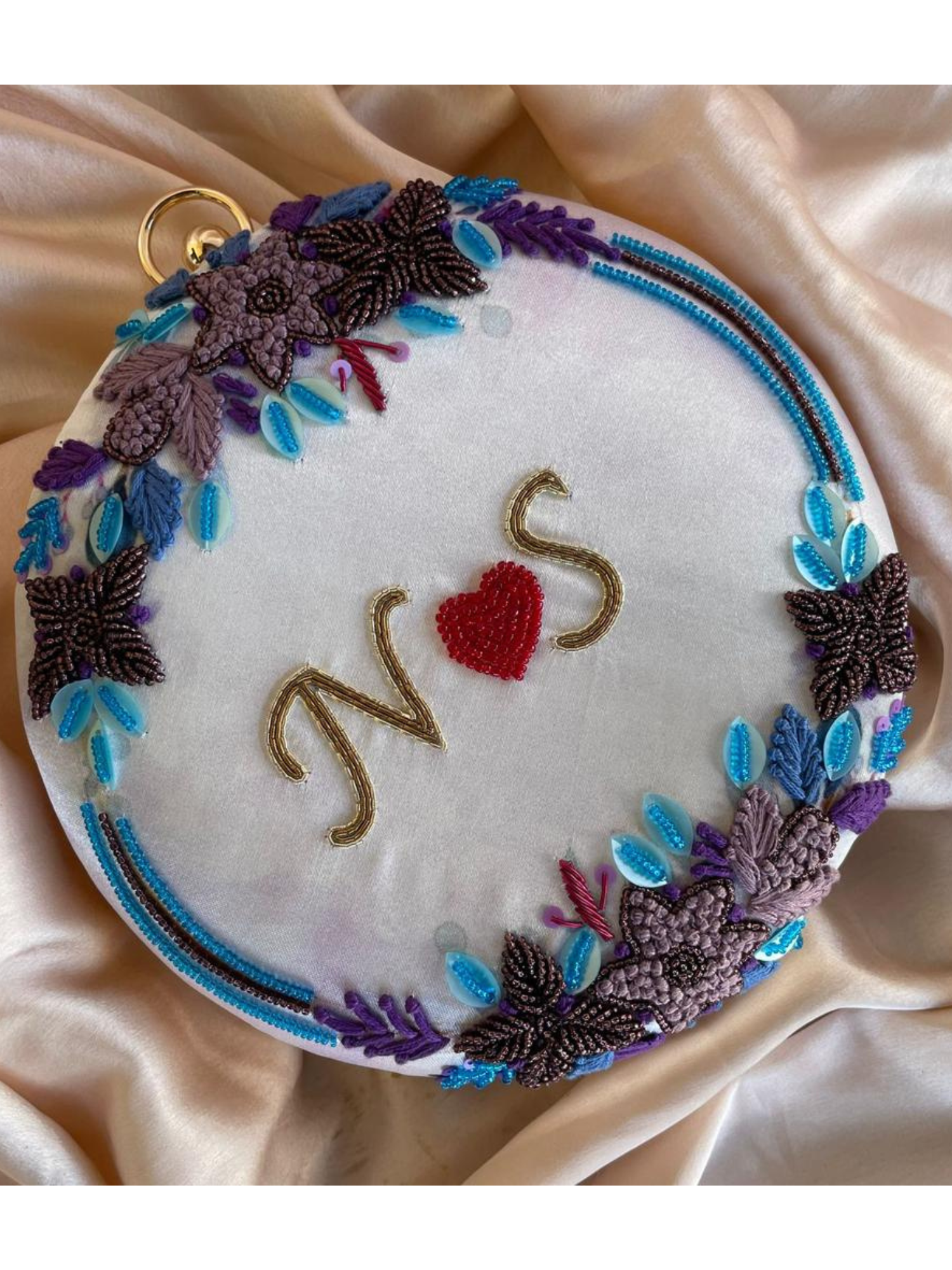 Powder Rose Heirloom Clutch