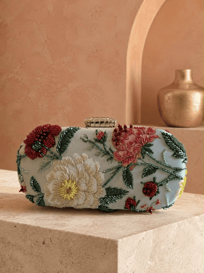 Midnight Bloom Clutch