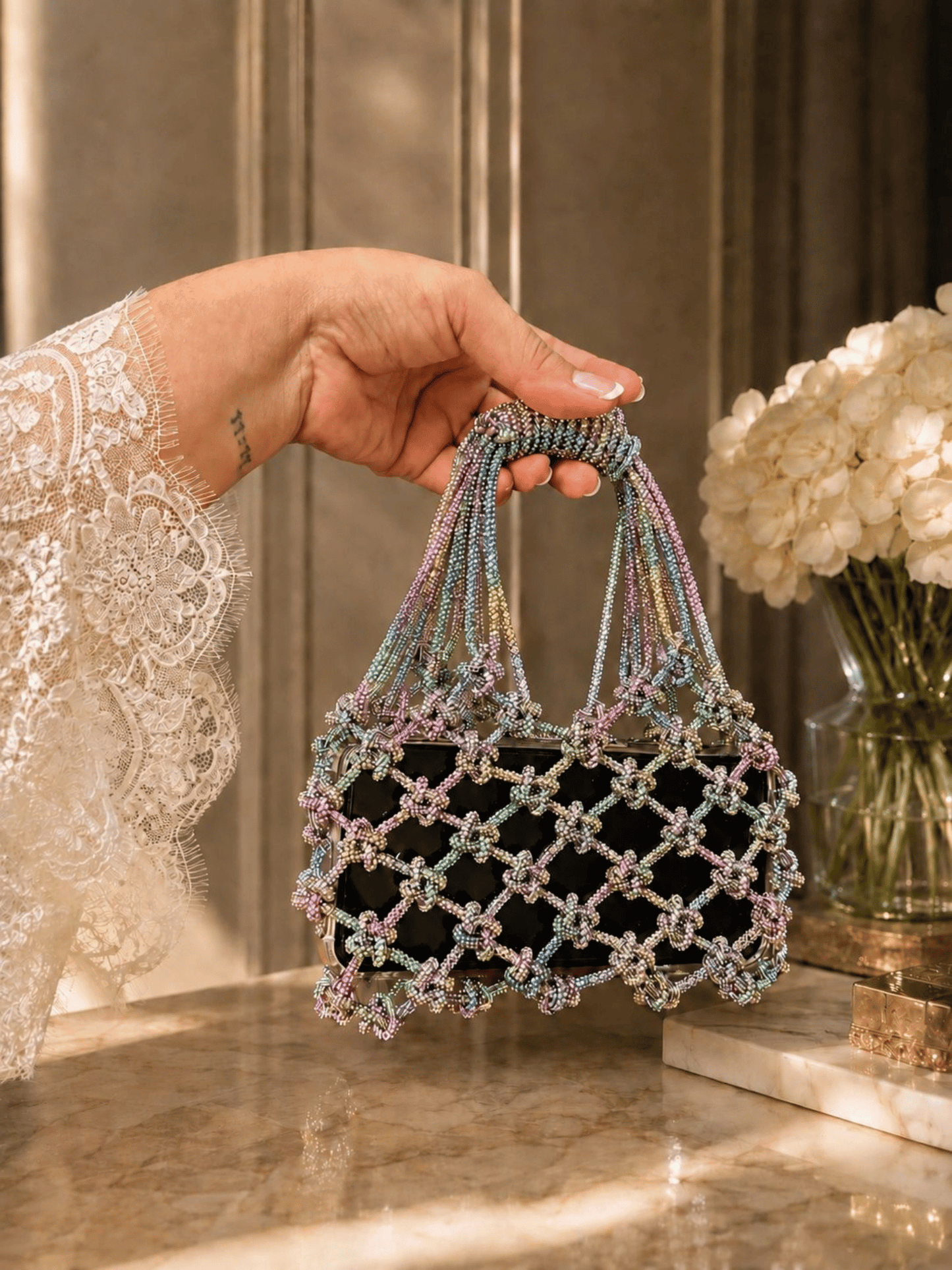 Crystal Lattice Mobile Sling