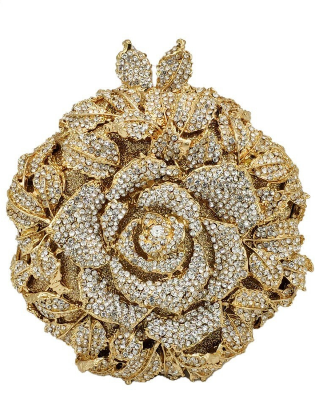 Opulent Bloom Crystal Bag