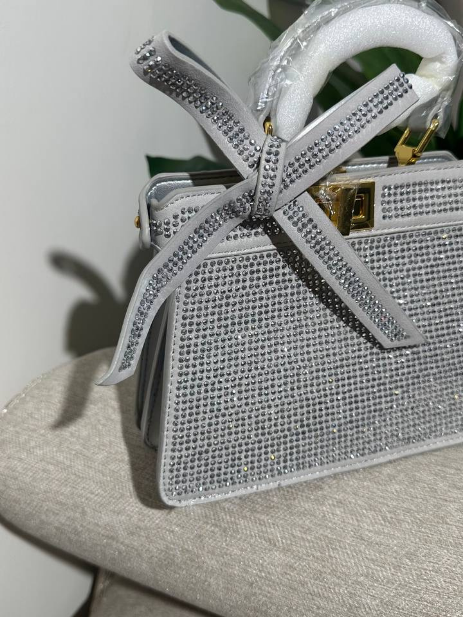 Luxe Sparkle Top-Handle Bag