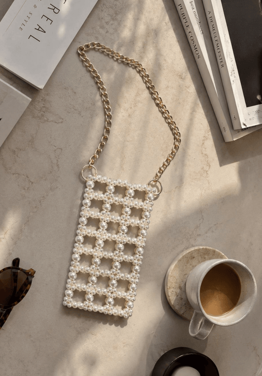 Pearl Beaded Mobile Sling