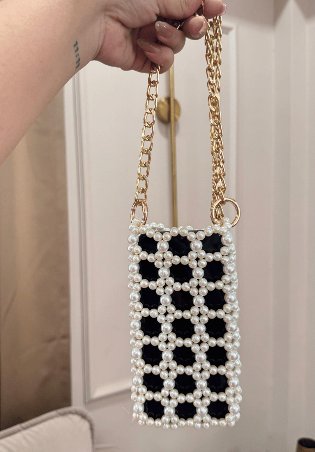 Pearl Beaded Mobile Sling