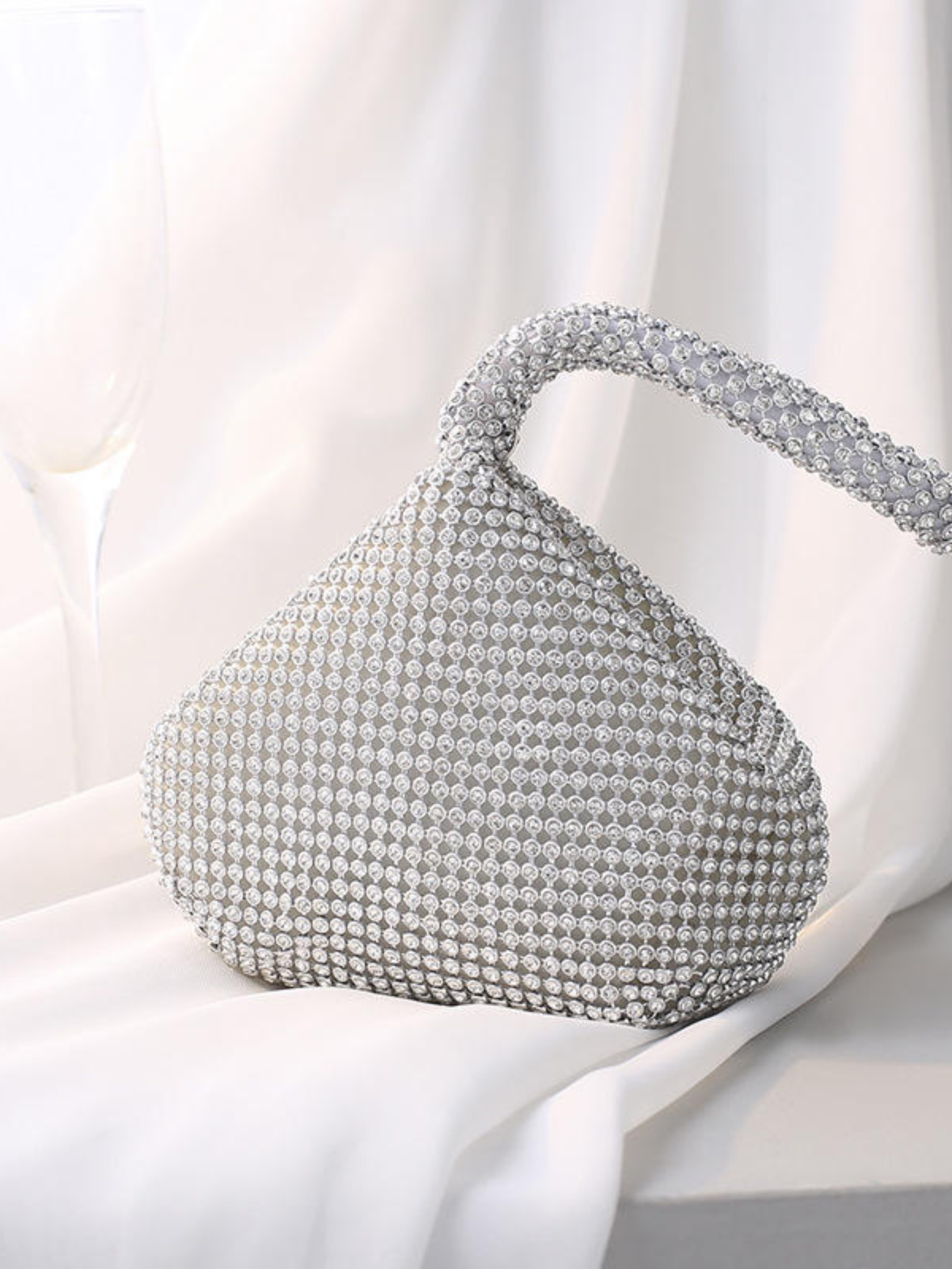 Moonlight Crystal Handle Bag