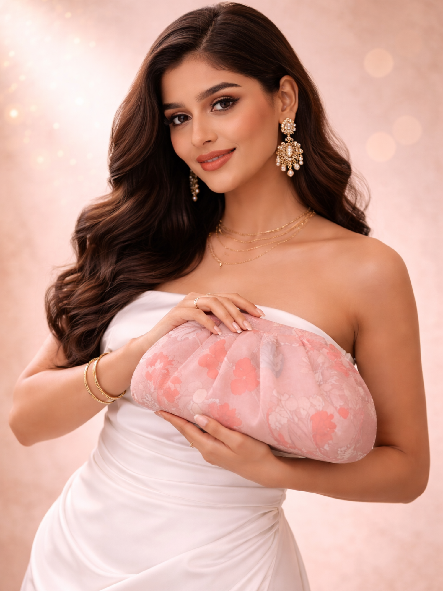 Blush Bloom Cloud Bag