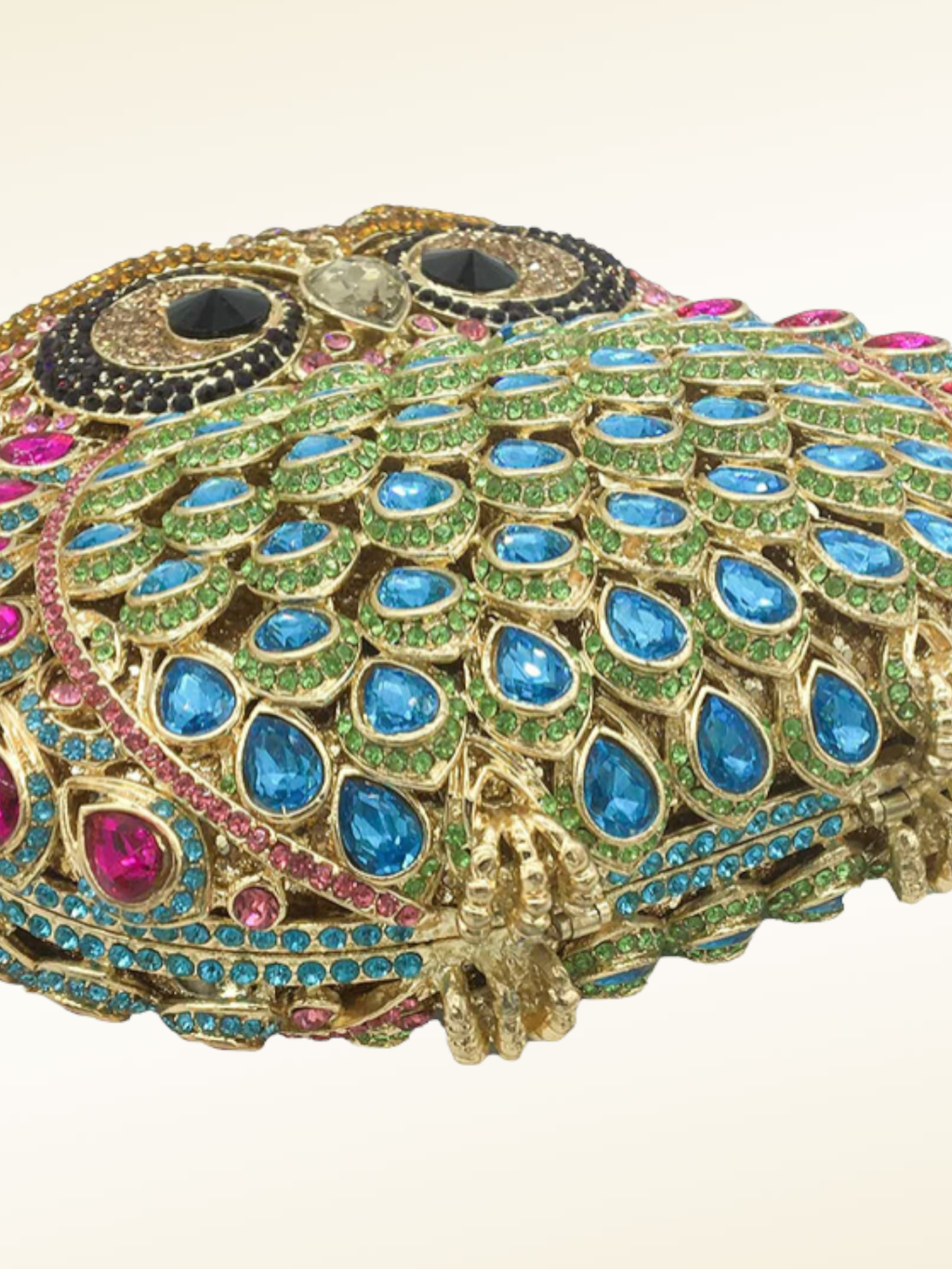 Mystic Owl Crystal Clutch