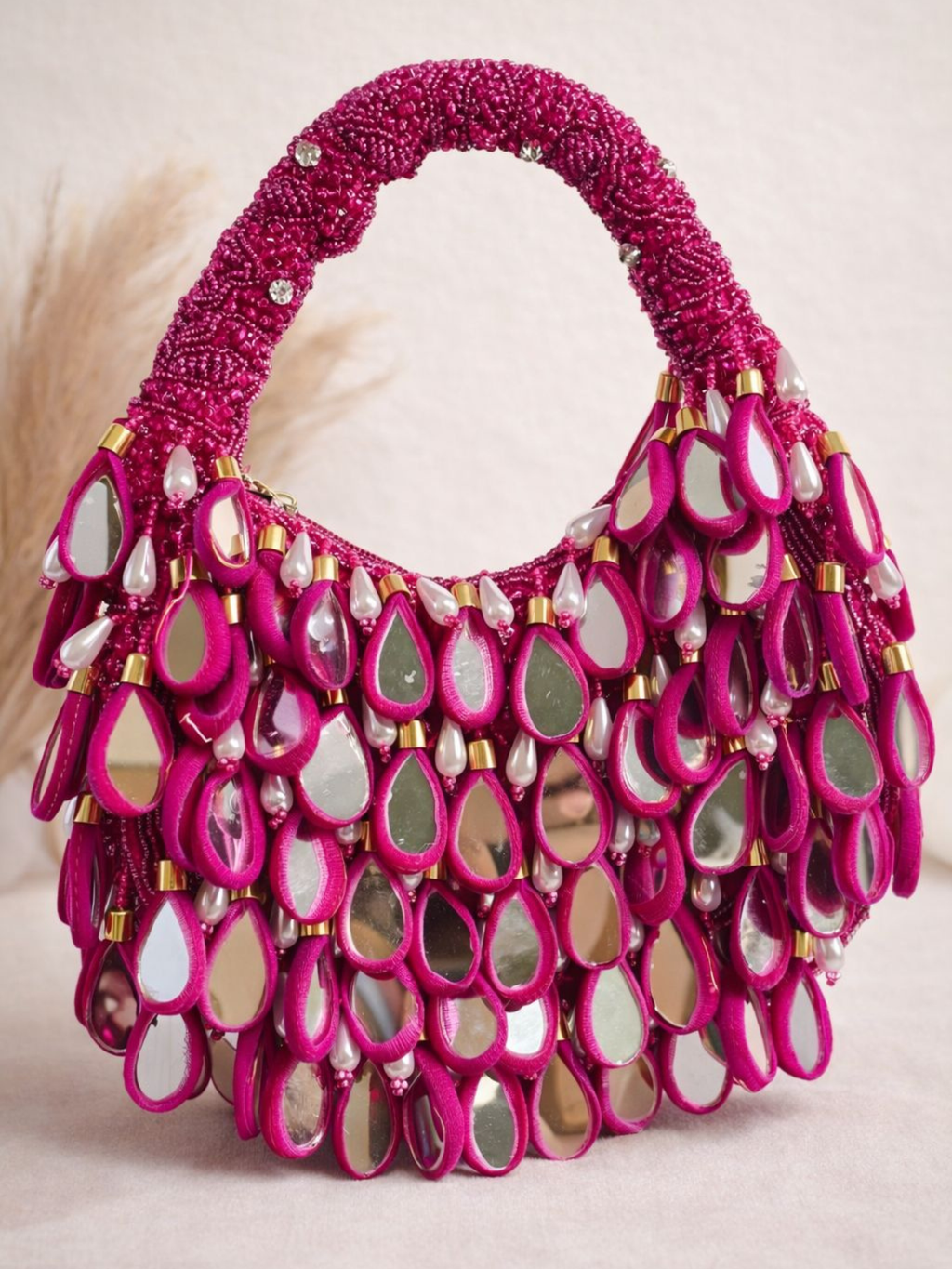 Jewel Drop Mirror Bag
