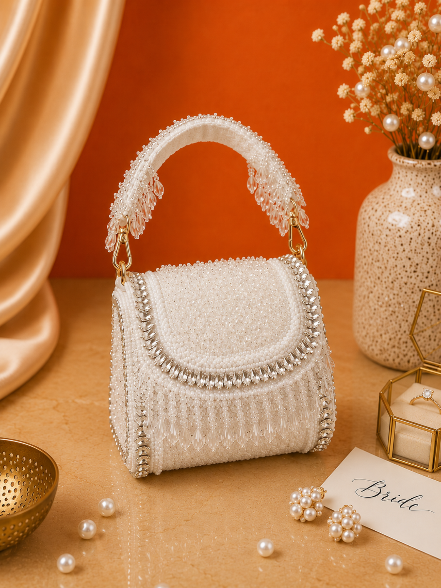 Pearl Noor Mini Clutch