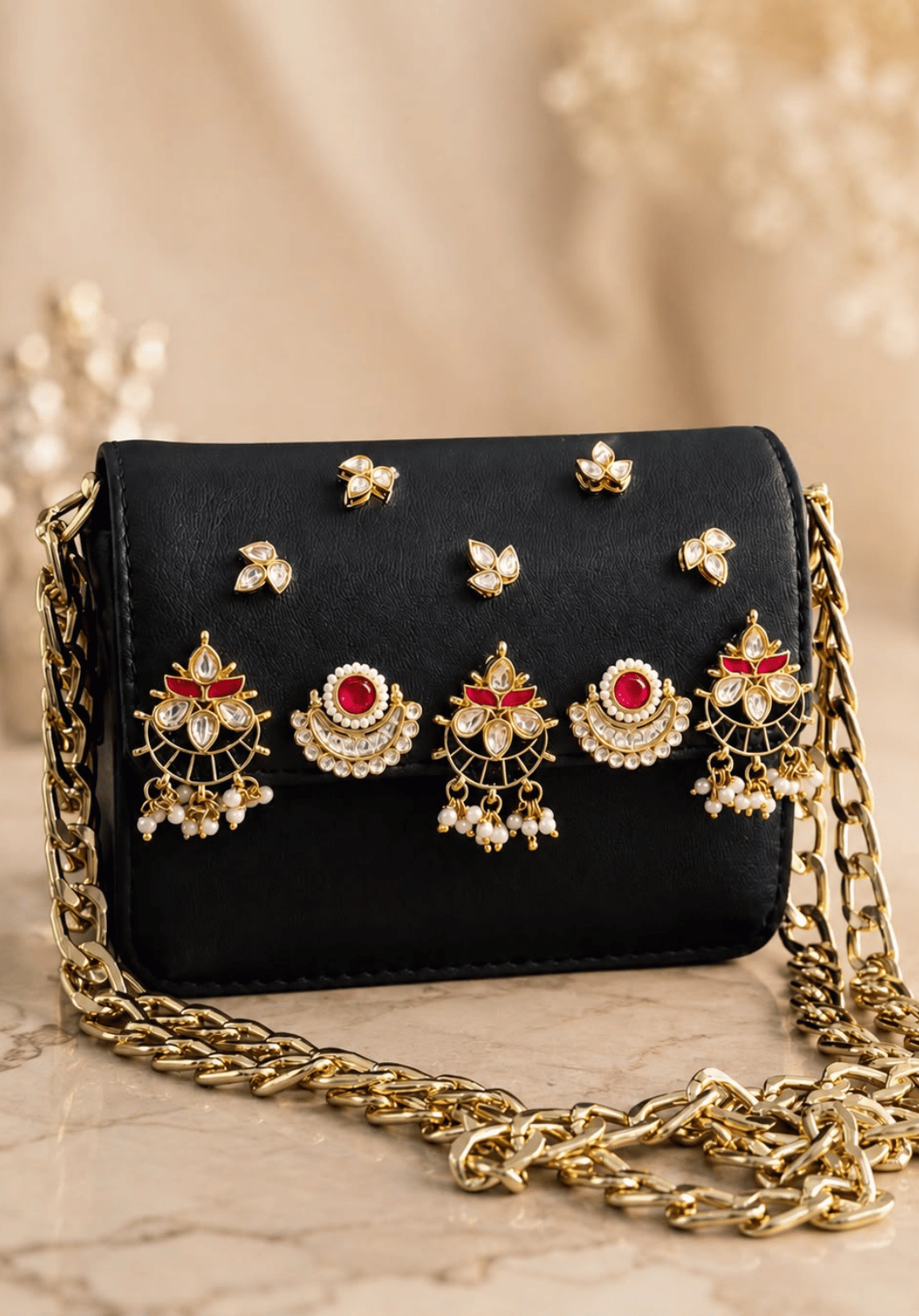 Rani Kundan Mini Bag