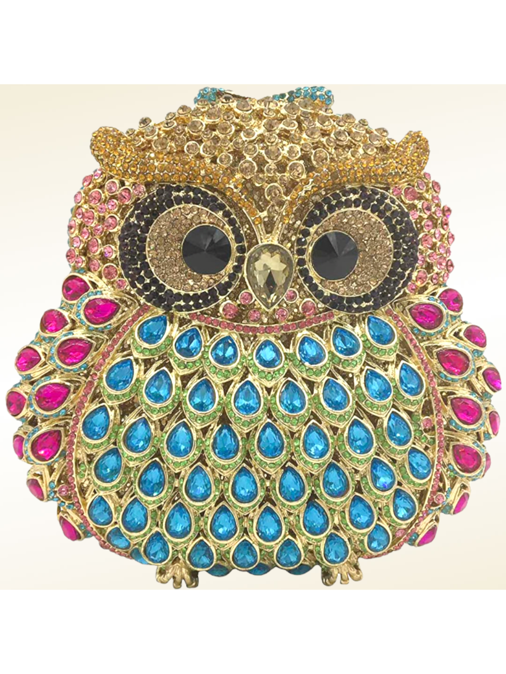 Mystic Owl Crystal Clutch